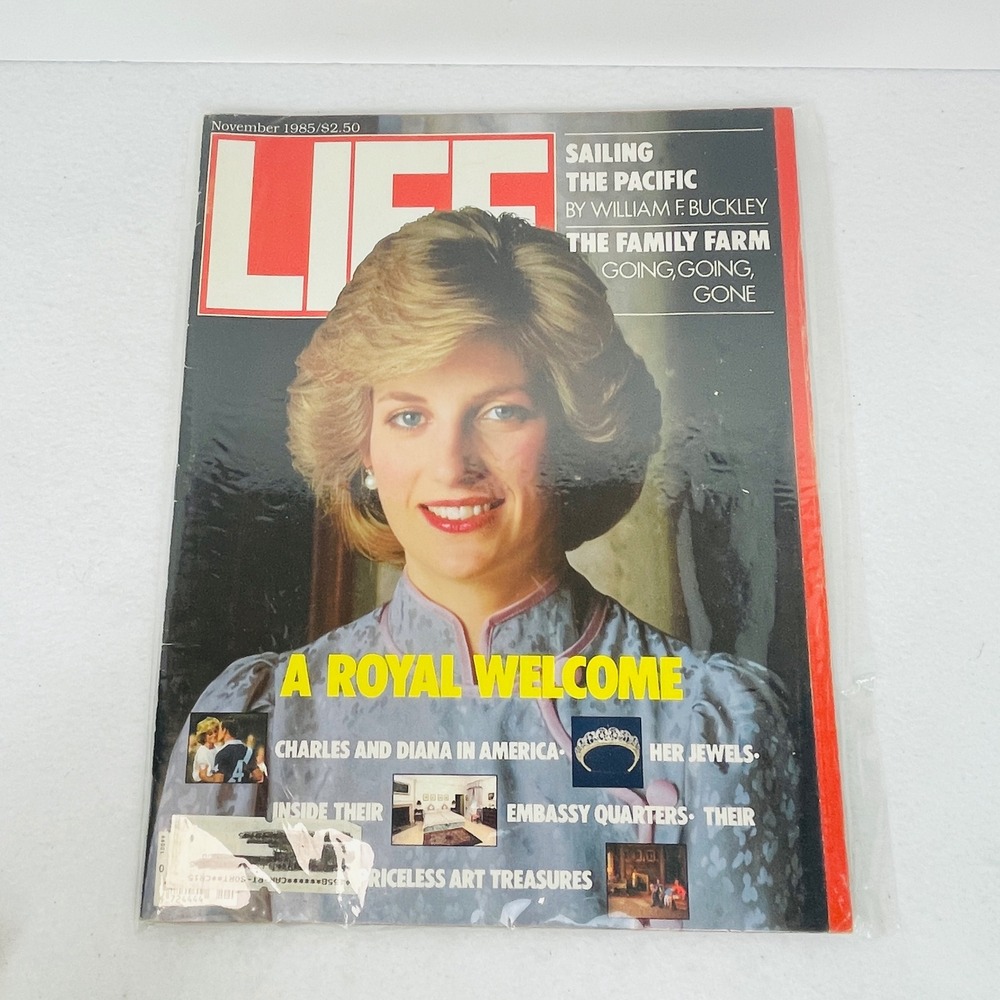 LIFE Magazine November 1985 Princess Diana A Royal Welcome Charles and Diana USA
